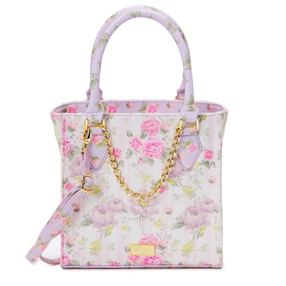 Luv Betsey Floral Satchel Purse - Picture 1 of 1